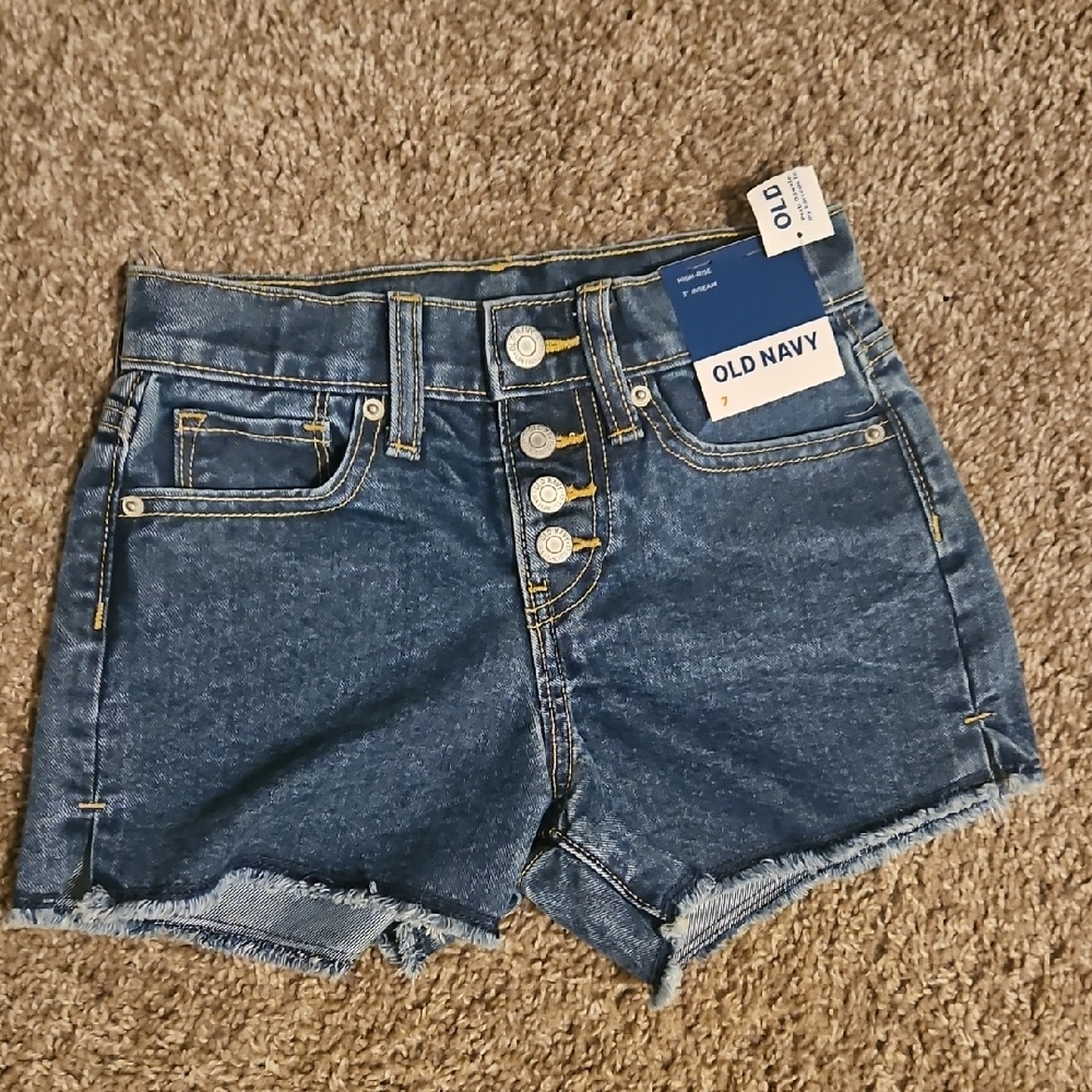 Old Navy Girl's Hugh Blue Jean Shorts